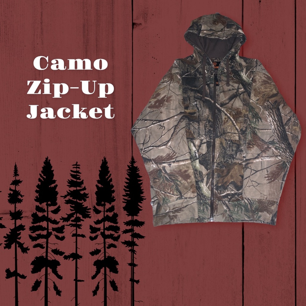 Camo Zip Up